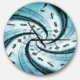thumbnail image 1 of DesignArt Time Vortex Spiral Large Wall Clock, 1 of 2