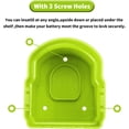 thumbnail image 3 of MesaSe Support de Batterie 6 Pcs Compatible avec Ryobi 18V Montage Mural Support de Batterie Portable Li-ion Support de Rangement de Batterie Réutilisable pour Établi Mural, 3 of 9