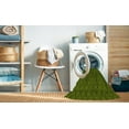 thumbnail image 2 of Ahgly Company Machine Washable Indoor Rectangle Transitional Dark Forest Green Area Rugs, 8' x 12', 2 of 7