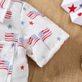 thumbnail image 5 of Utlike Toddler Boys Outfits Short Sleeve Prints T Shirt Tops Shorts Child Kids Gentleman Outfits Size 2 Years-3 Years, 5 of 6