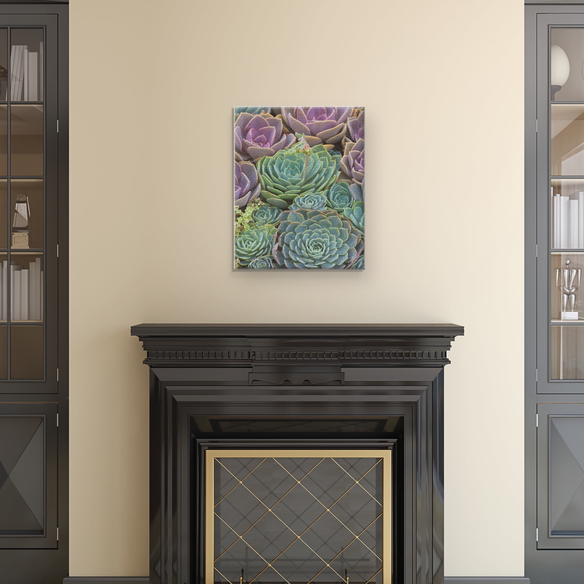 Masterpiece Art Gallery Succulent Gemstones III by Robin Constable Hanson Canvas Art Print 16" x 20"
