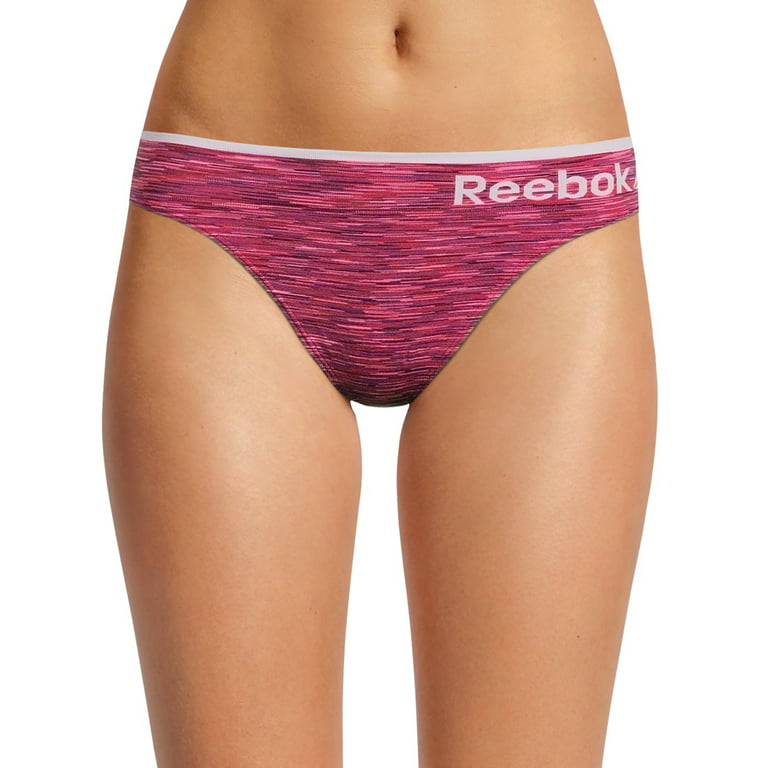 Reebok Women's Seamless Thong, 6-Pack 