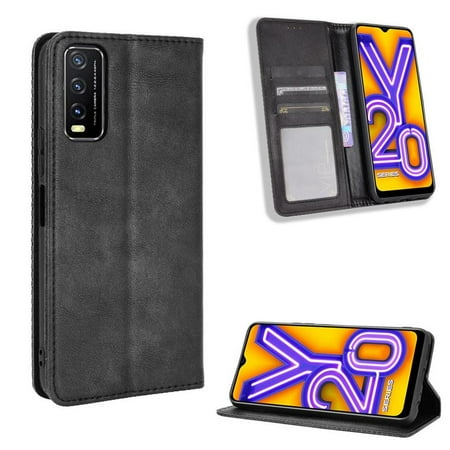 

Case for VIVO Y20/Y20i Magnetic Closure Wallet PU Leather