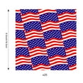 thumbnail image 3 of Dvumao Memorial Day Decorations, 25 Pack 4th Of July Paper Napkins Patriotics Americans Flag Disposable Napkins 6.5x6.5in Star And Stripe Independence Day Home Kitchen Party Supplies, Women Gifts, 3 of 6