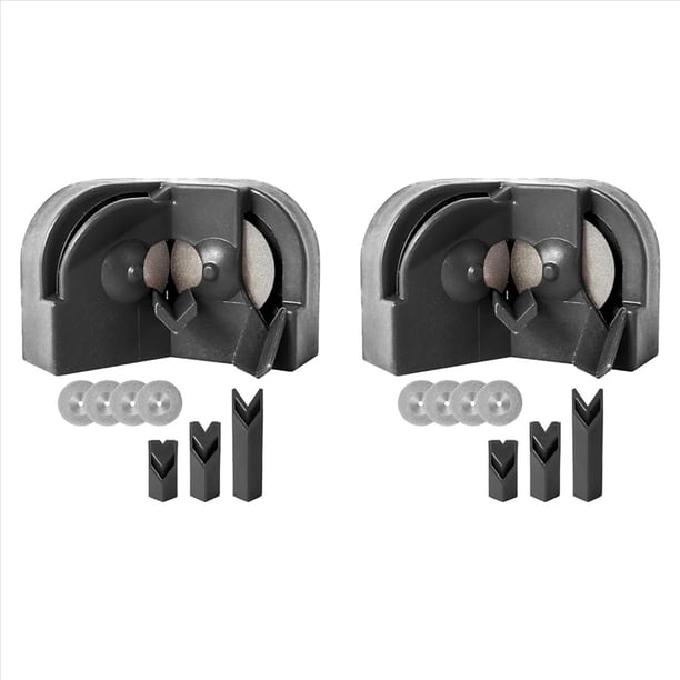 2X Afilador de Brocas, Afilador de Brocas Multiusos con 8 Muelas Abrasivas, Herramienta de Afilado de Cuchillas para Taladro