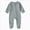 Green, variant on 9-12Months Newborn Baby Fall And Winter Clothes Toddler Footed Zipper Rompers Bodysuit Newborn Pajamas
