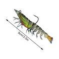 thumbnail image 6 of 1X Luminous Fishing Lure Bait Artificial Shrimp Lures Hook Prawn Soft Bait H6 Y2A3, 6 of 6