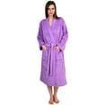 thumbnail image 1 of TowelSelections Women's Robe Cotton Terry Cloth Kimono Soft Bathrobe Large/X-Large Lilac, 1 of 2