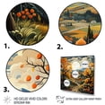 thumbnail image 3 of Designart "Orchards Painted Countryside Autumn wall art I" Landscapes Floater Framed Canvas Print, 3 of 7
