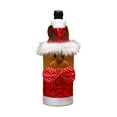 thumbnail image 2 of sunsanly Christmas Wine Bottle Cover Santa Snowman Reindeer Red Wine Bottle Cover Holiday Table Decoration for Wine Champagne Beer Bottle, 2 of 7