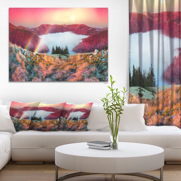 Colorful Beach Forest in Carpathians