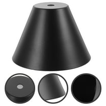 FRCOLOR Black Metal Table Lamp Shade Rustic Vintage Lampshade for Floor Desk and Wall Lamp Decor
