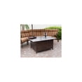 thumbnail image 3 of Virtue Outdoor Rectangular Fire Pit - Hammered Bronze, 42000 BTU, Piezo Ignition, 3 of 4