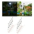 thumbnail image 3 of Paquete luces de ferrocarril de 8,8 cm a , LED, 12 V, lámpara de de arena en miniatura, accesorio de arquitectura de paisa blanco Hugo Lámpara de tren ferroviario, 3 of 10