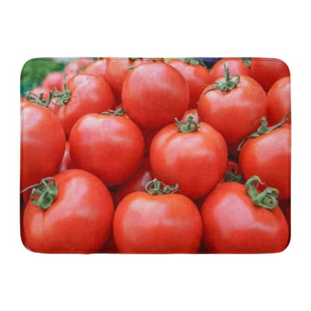 GODPOK Antioxidant Tomato Red Group of Pasta Cherry Rug Doormat Bath Mat 23.6x15.7