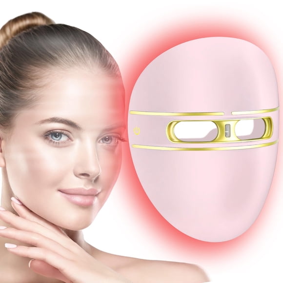 Máscara facial LED F FIWENE terapia de luz roja y azul recargable