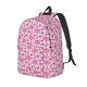 thumbnail image 1 of Disketp Cute Watermelon Flamingo Mochila de Lona Estampada, Mochila Escolar de Viaje Ligera para Estudiantes y Portátil-Small, 1 of 5