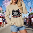 thumbnail image 5 of Leey-World Vintage 250 Years 1776-2026 250th Birthday 4th July T-Shirt 4th Of July Shirt(Beige,M), 5 of 9