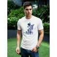 thumbnail image 2 of Japanese Carp Waterfall T-Shirt Men -Image by Shutterstock, Male Small, 2 of 4