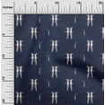 thumbnail image 1 of oneOone Cotton Silk Fabric Ikat Style Kasuri Print Fabric By Yard 42 Inch Wide, 1 of 4