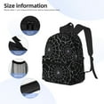 thumbnail image 5 of Vsdgher Spider Web Black Print Unisex Large Capacity Bookbag Schoolbag Casual Daypack for High School/College/Teens/Travel/Work, 5 of 8