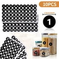 thumbnail image 4 of Inteprter 10 unids/set de pegatinas de números impresas claras y que no destiñen para etiquetas personalizadas y etiquetas de números de Kits de experimentos de química, 4 of 6
