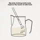 thumbnail image 3 of Jarra de Leche Profesional de 450 Ml Taza para Espumar de Acero Inoxidable con Boquilla Antigoteo Herramienta deVisualmente Atractiva Versátil para Espumar Agua ANGGREK Otros, 3 of 8