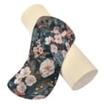 thumbnail image 2 of Cylindrical Pillow Decorative Neck Roll Pillow with Removable Washable Cover Roll Pillow for Knee Leg Neck Pale Pink Flowers, 2 of 7