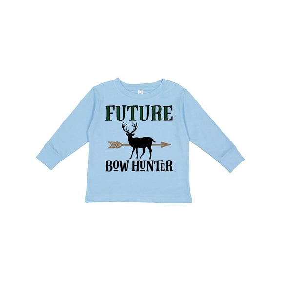 Inktastic Hunting Future Bow Hunter Boys Long Sleeve Toddler T-Shirt