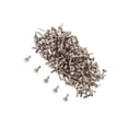 thumbnail image 4 of Yingyy 100 Pcs Tête Ronde en Métal Brads Papier Artisanat Rond Conçu Attache de Scrapbook 6x13mm Argent, 4 of 6