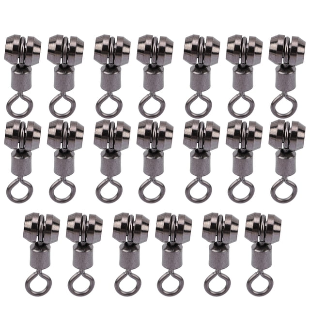 European Type Swivel Connector,20pcs Copper Enhanced Version Swivel Connector Copper Swivel Connector Superior Craftsmanship