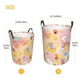 thumbnail image 5 of PAYOHTO Foldable Laundry Room Hamper Bucket Waterproof Bathroom Basket for College Student Living Room Storage Pillows Blankets Cute Baby Animals Kids Pattern, 5 of 8