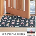 thumbnail image 3 of Dark Blue Princess Castle Pattern Door Rugs,Washable Non Slip Door Mats Indoor,Decorative Door Mats,Entry Mat Indoor for Entrance,Bedroom,Kitchen,Bathroom,17"x30", 3 of 6