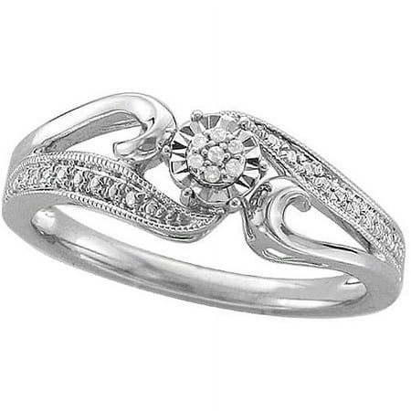 Diamond Accent Sterling Silver Promise Ring
