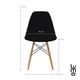 thumbnail image 4 of Set de Comedor Mesa Transparente con vidrio + 4 Sillas Eames negro, 4 of 8