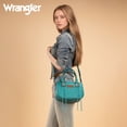 thumbnail image 7 of Wrangler Purse for Women Detachable Strap Satchel Bag Fringe Crossbody Purse Shoulder Bags, Turquoise, 7 of 7
