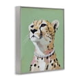 thumbnail image 2 of Stupell Industries Contemporary Glam Cheetah with Jewels Gray Framed Giclee Art, 24 x 30, by The Prints Vibe, 2 of 8
