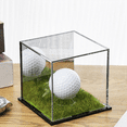thumbnail image 6 of Golf Ball Display Cabinet, Golf Ball Square Display Cabinet, Memorial Box, Acrylic Mirror Storage Box, 6 of 6