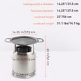 thumbnail image 6 of Solo Stove Ranger Cast Iron Griddle Cooking Bundle, incl. Stainless steel Fire Pit + Stand, Cast Iron Griddle & Stainless steel Hub for 6.5” Elevation, height: 22 in, diameter: 14.25 in, 31.1 lbs, 6 of 6