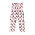 thumbnail image 3 of Lsque Strawberry Blueberry Cream Cake Print Men's Pajama Pants, Lounge Pant - Comfortable Home Wear,Elastic Waistband, Stylish Design-Small, 3 of 9