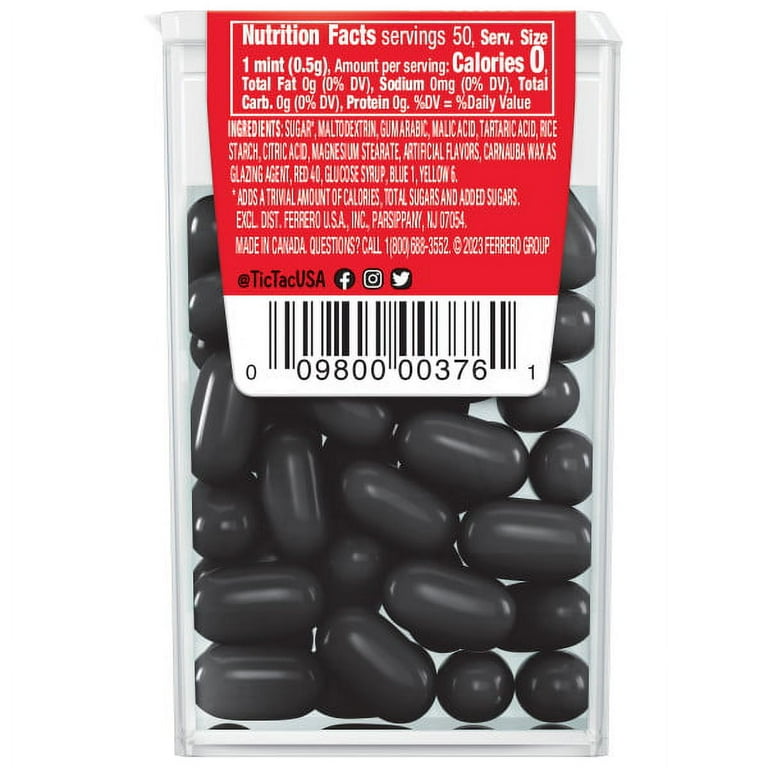 Tic Tac, Sour Cherry Mints, Naughty Or Nice Lumps Of Coal, 0.84 oz