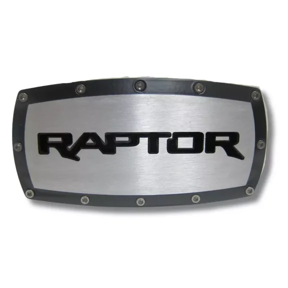 Ford Raptor Billet Aluminum Tow Black Hitch Cover Plug Official Licensed