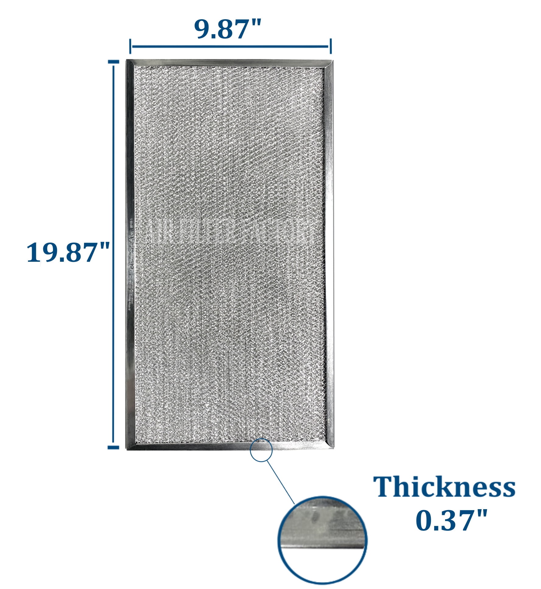 Air Filter Factory Replacement for 203370 Honeywell HVAC Furnace Aluminum Pre/Post Filters 2-Pack