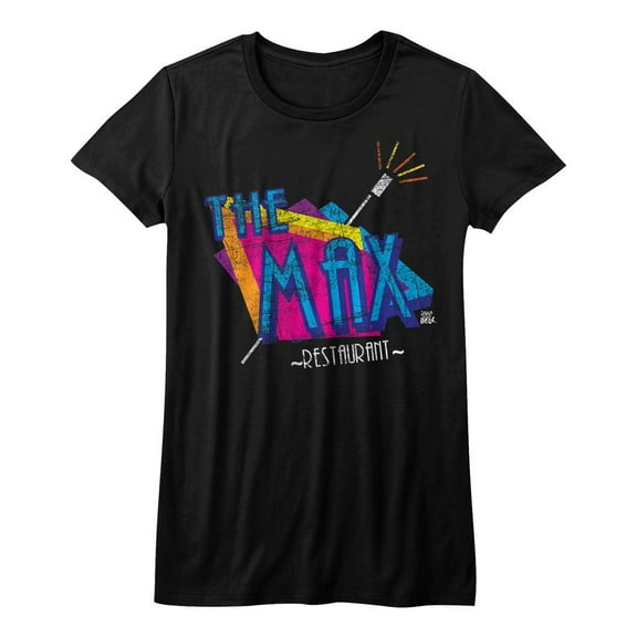 Saved by the Bell The Max Black Junior Women's T-Shirt