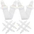 thumbnail image 1 of Bed Sheet Fasteners Adjustable Bed Sheet Clips for Securing 16Pcs Mattress Covers, 1 of 4