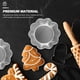 thumbnail image 3 of GOOHOCHY 6 moldes antiadherentes para pudín, magdalenas y pasteles, para repostería doméstica., 3 of 8