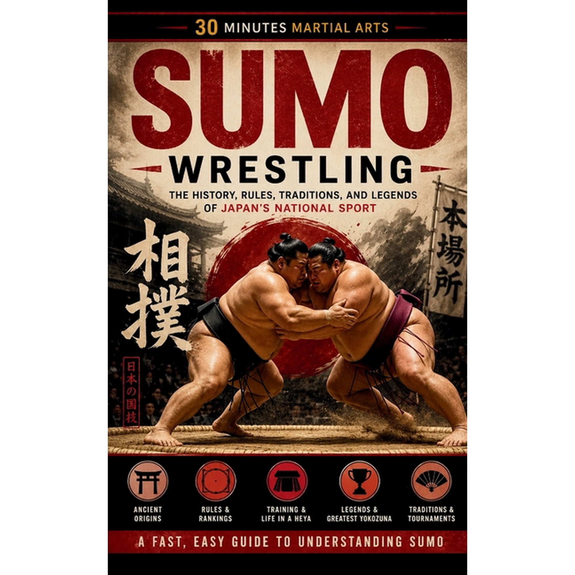 30 Minutes Martial Arts Sumo Wrestling: The History, Rules, Traditions, And Legends Of Japan's National Sport, (Paperback)