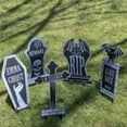 thumbnail image 5 of 3D Metal Tombstone (I.M. DEADMAN) - (Large 16.75 Tall w Steaks)-Super-Durable, Weatherproof, UV Printed - Upgrade Your Cemetery Graveyard Lawn Decor -Headstones at your Haunted House Party, 5 of 5