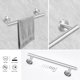 thumbnail image 2 of Cilee Juego De Accesorios De Baño De Níquel Cepillado De 10 Piezas, Anillo De Barra De Toalla De Níquel Cepillado De 24 Pulgadas, Soporte Para Papel Higiénico Y Gancho Para Toalla, Juego De Accesorios, 2 of 5