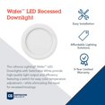 thumbnail image 2 of Lithonia Lighting WF6 30K40K50K 90CRI MW M6 LED Color Temperature Selectable Ultra Thin Recessed Downlight, 3000K | 4000K | 5000K, White, 2 of 5